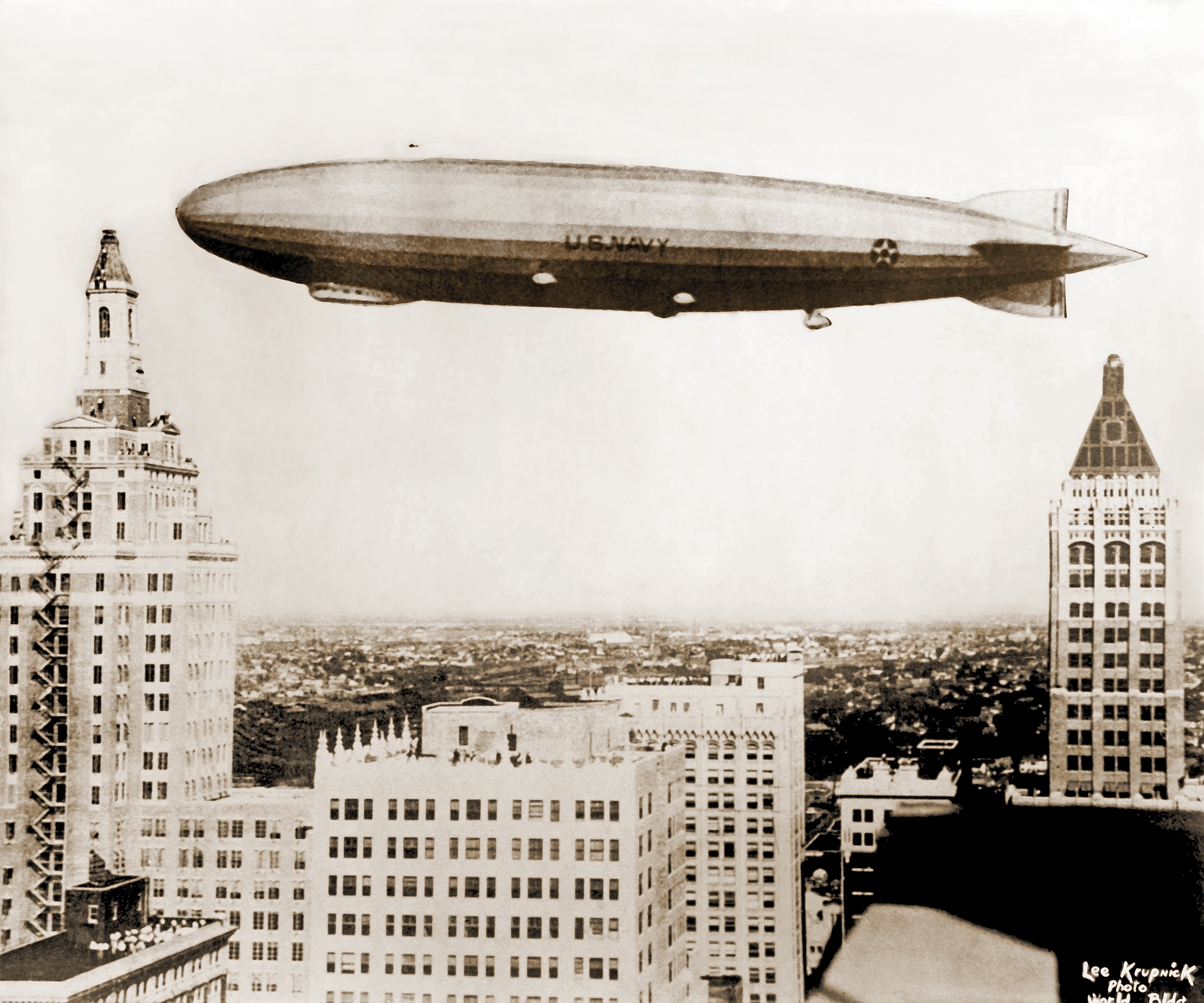 Los Angeles over Tulsa-1929. 